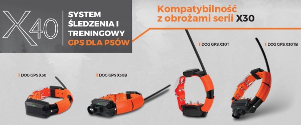 urządzenie ręczne dla DOG GPS X40