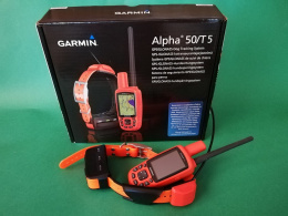 Garmin Alpha 50 z obrożą T5 do śledzenia psów myśliwskich
