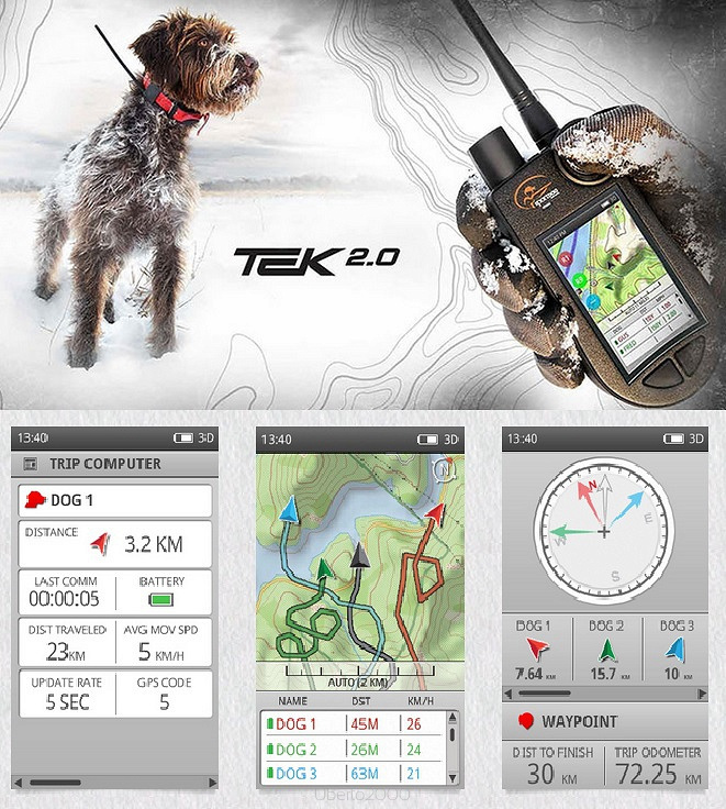 Lokalizator GPS dla psa TEK 2.0 GPS z modułem szkoleniowym